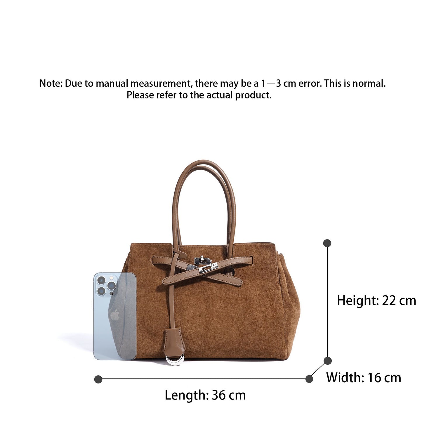 AVARELLE Suede Shoulder Bag