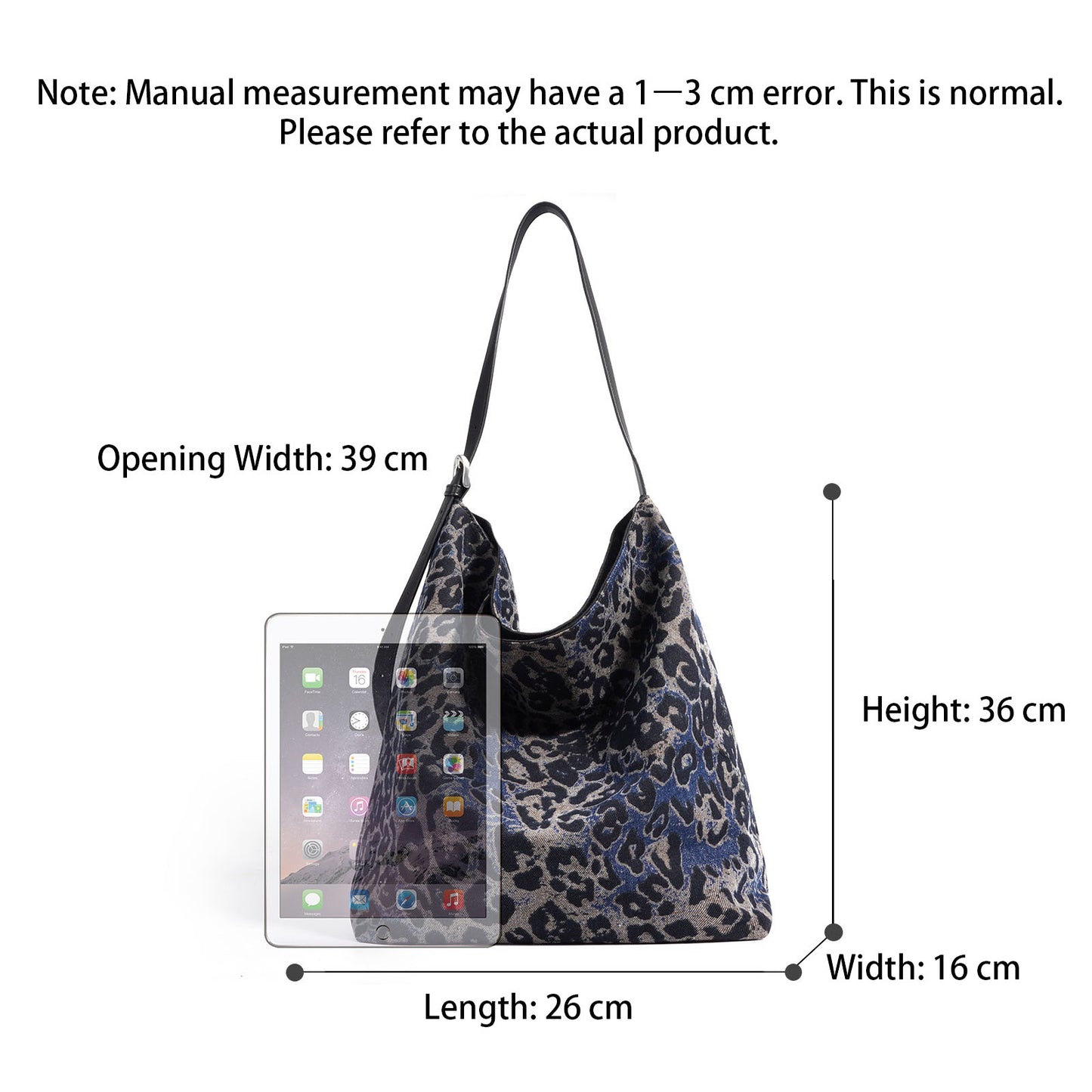 LORVENA Printed Suede Shoulder Bag