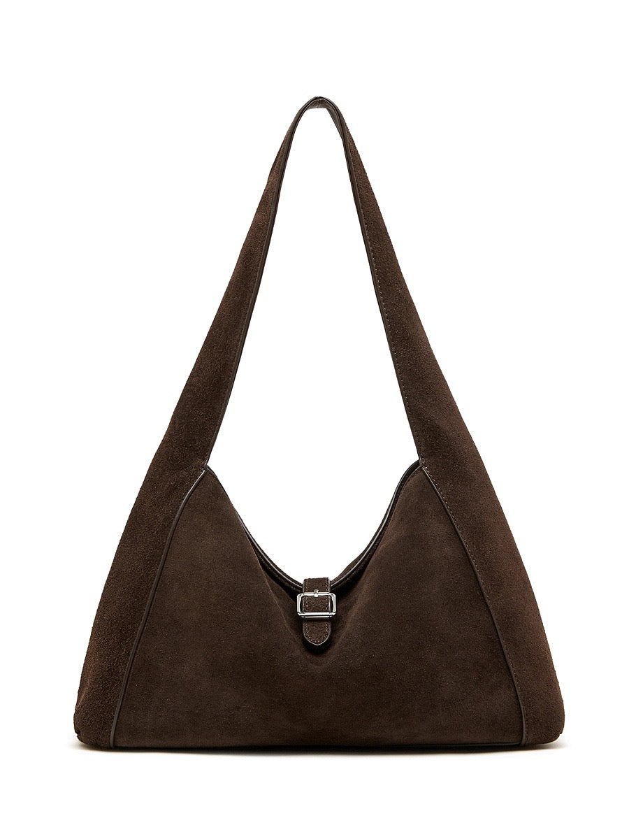 ISADORA Suede Leather Shoulder Bag