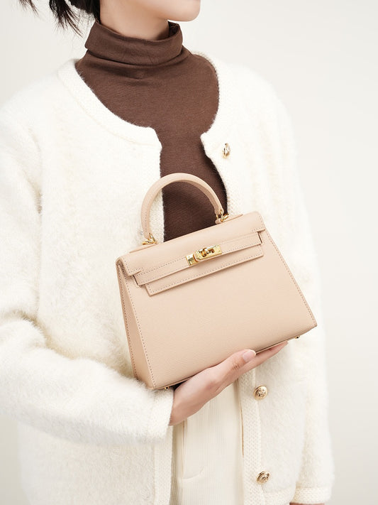 CELÉSTE Iconic Leather Top Handle Bag