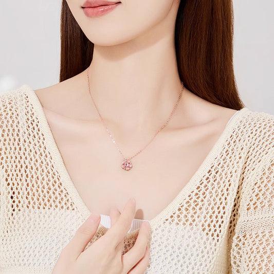 HANABIRA Rose Gold-Plated Silver Cherry Blossom Bracelet