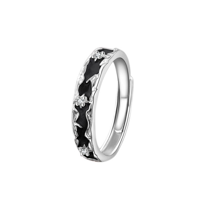GALAXION Silver Couple Rings