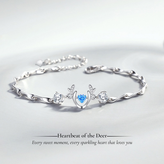 CERVELLA Silver Deer Bracelet