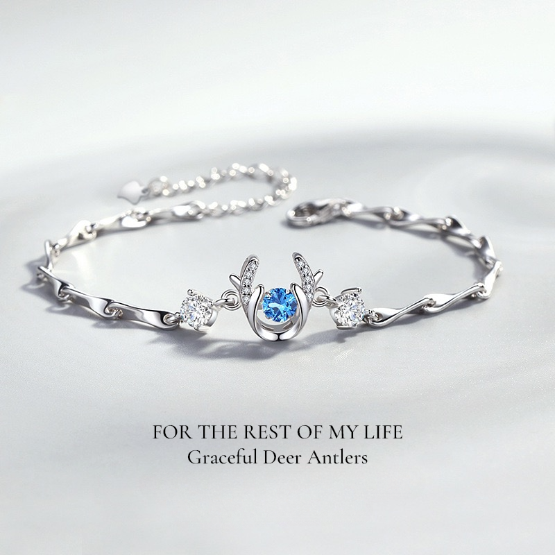CERVELLA Silver Deer Bracelet