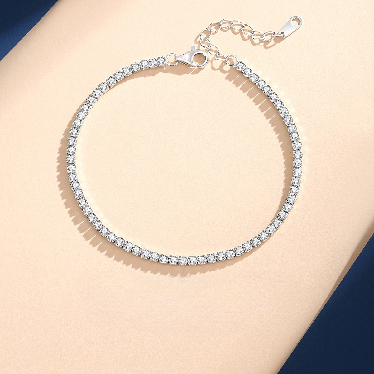 LUMIÈRE Silver Tennis Bracelet