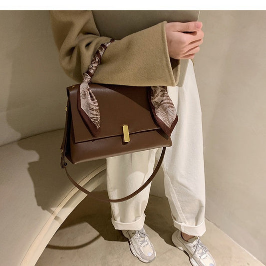 COLETTE Flap Leather Crossbody Bag