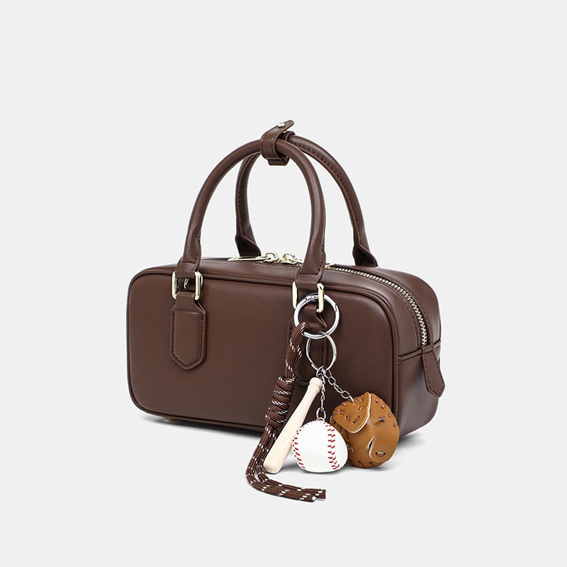 BOSTON Mini Leather Top Handle Bag