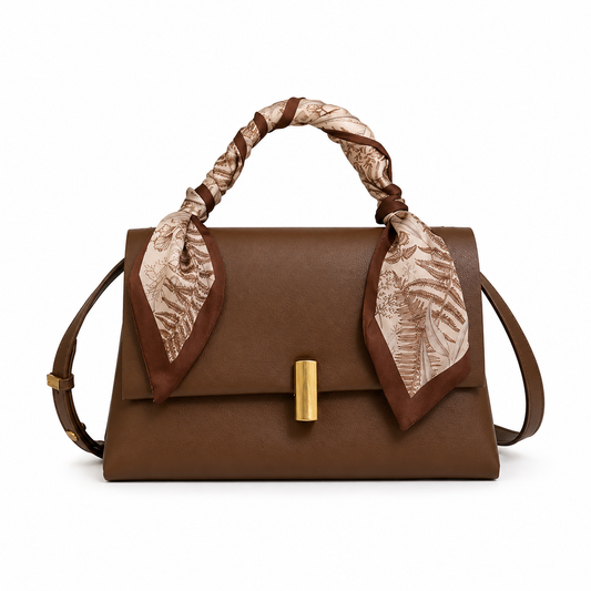COLETTE Flap Leather Crossbody Bag