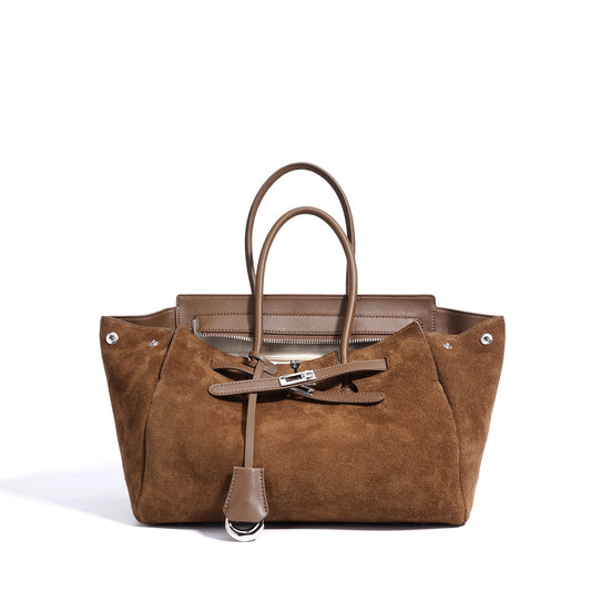 AVARELLE Suede Shoulder Bag