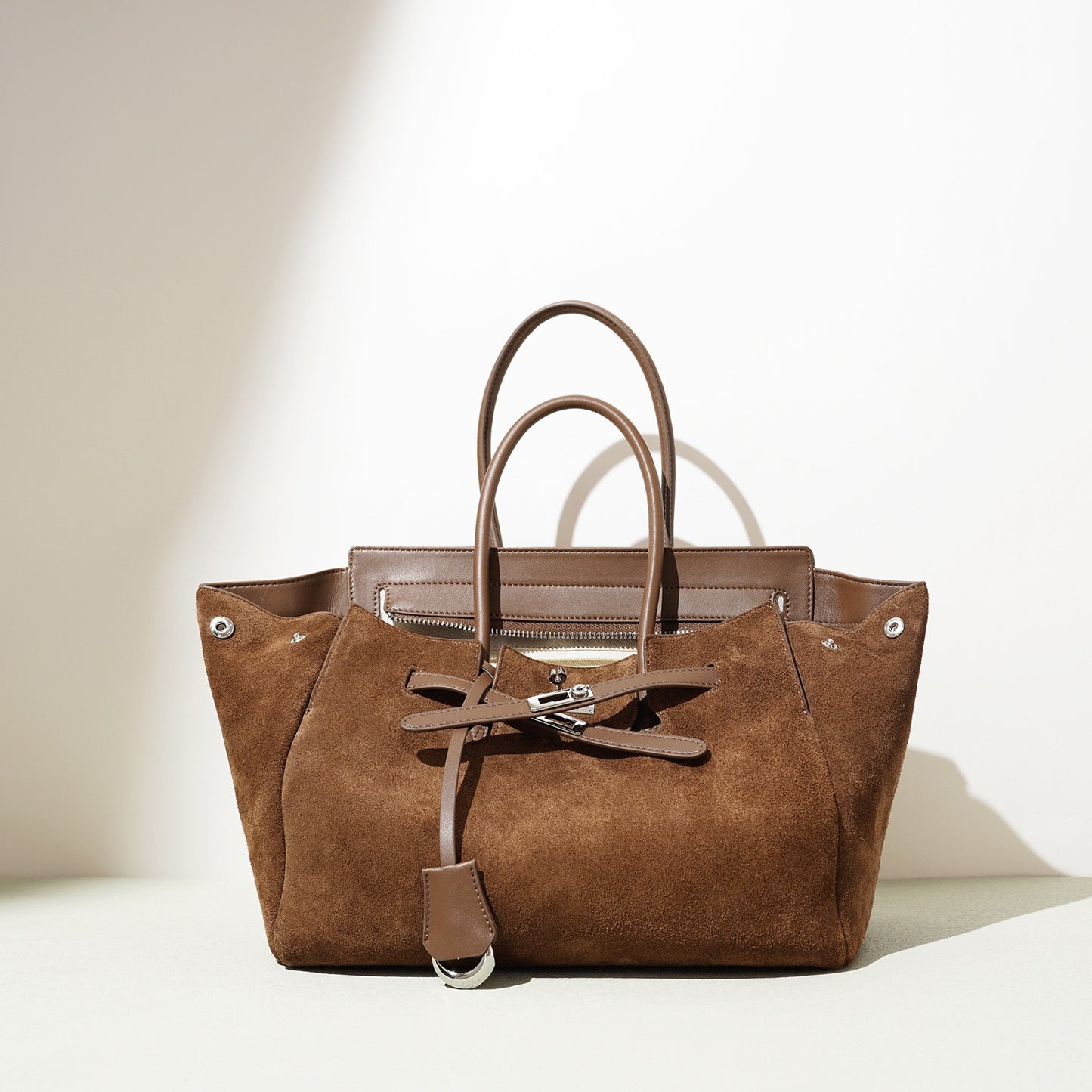AVARELLE Suede Shoulder Bag