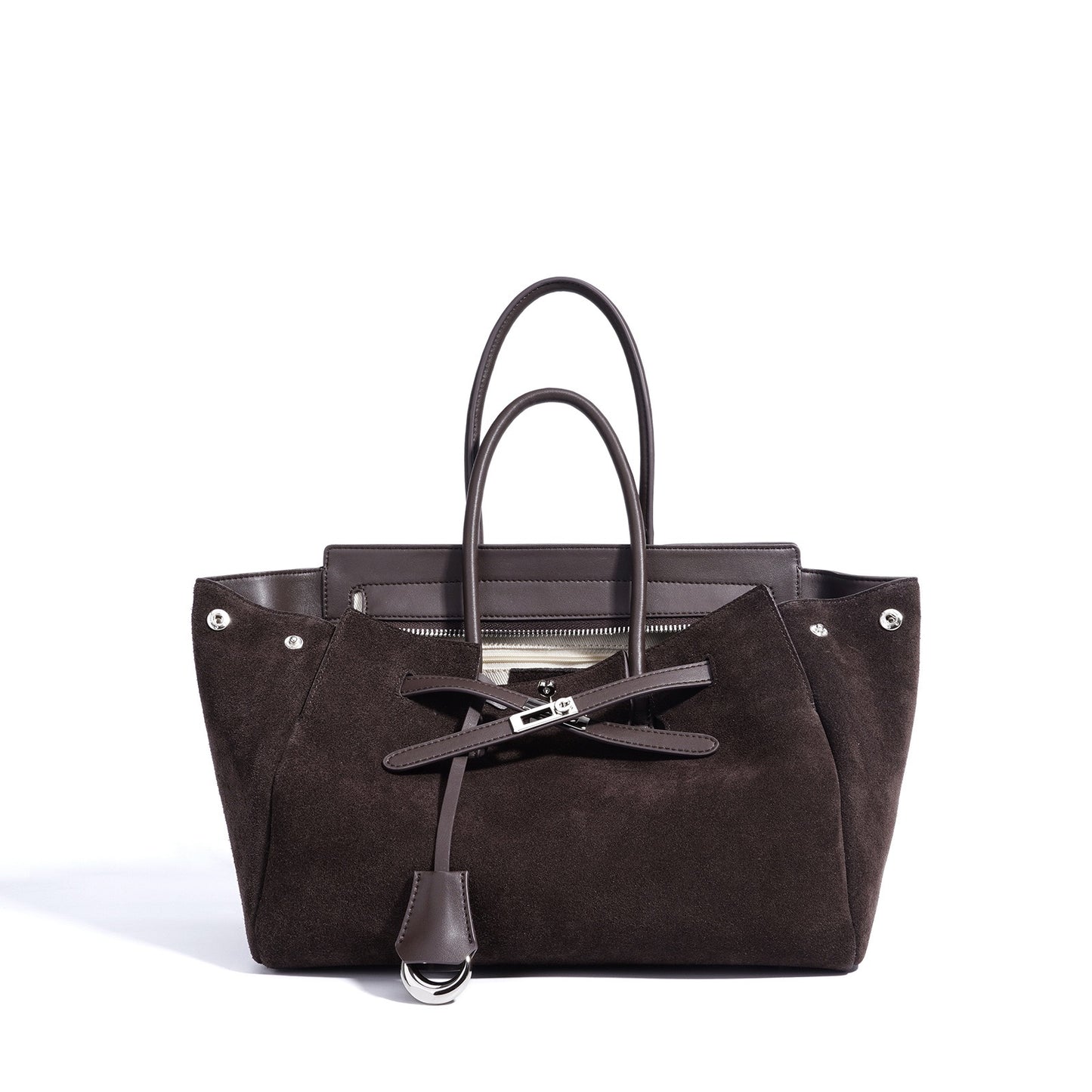 AVARELLE Suede Shoulder Bag