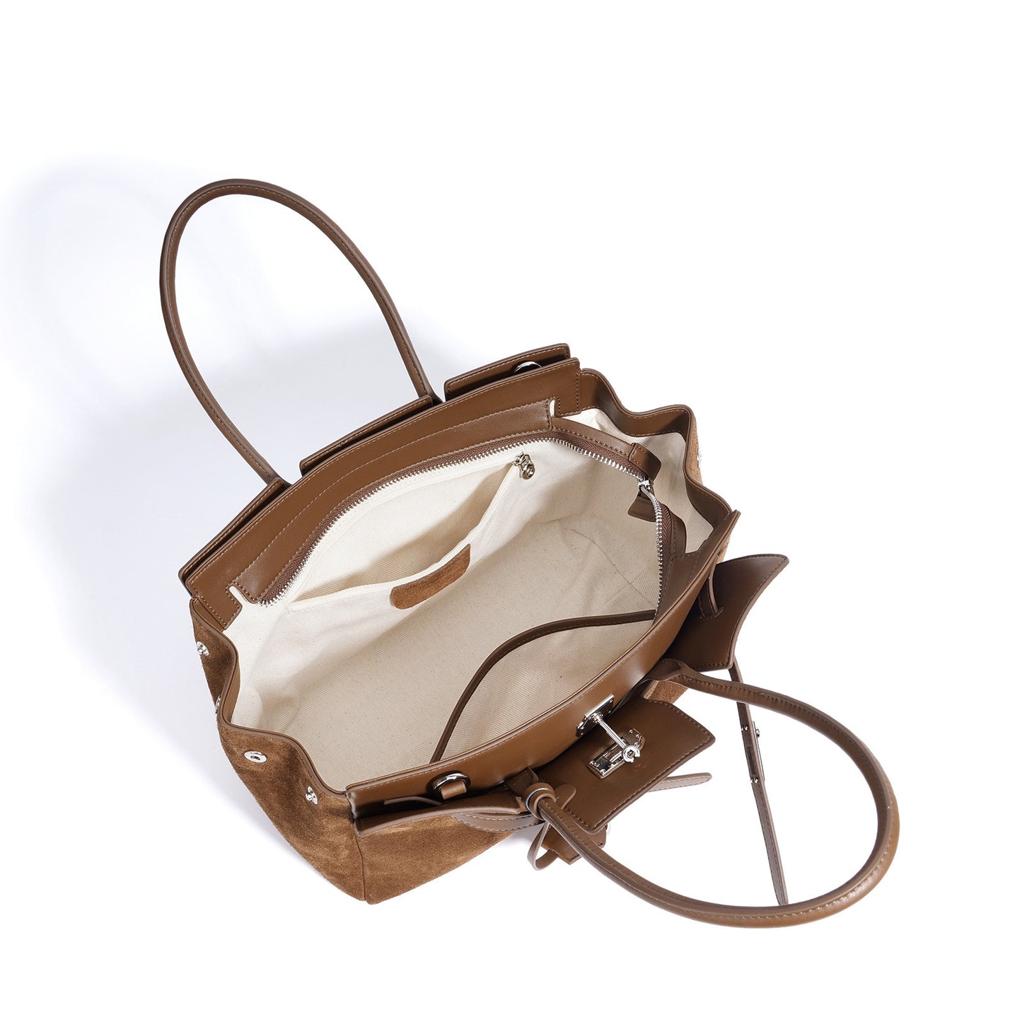 AVARELLE Suede Shoulder Bag