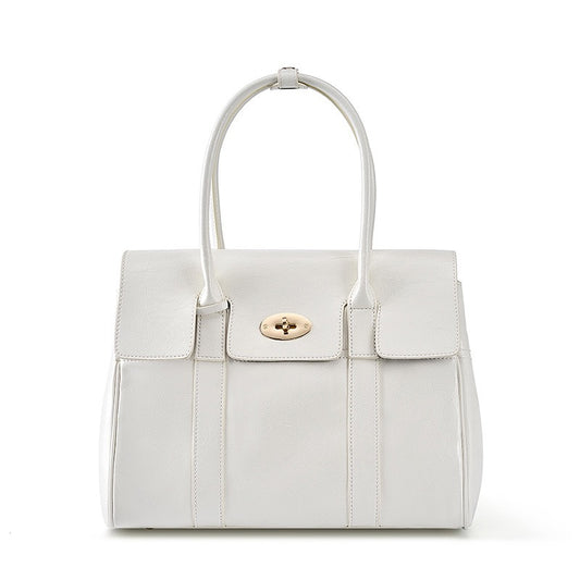VALENZA Classic Leather Top Handle Bag