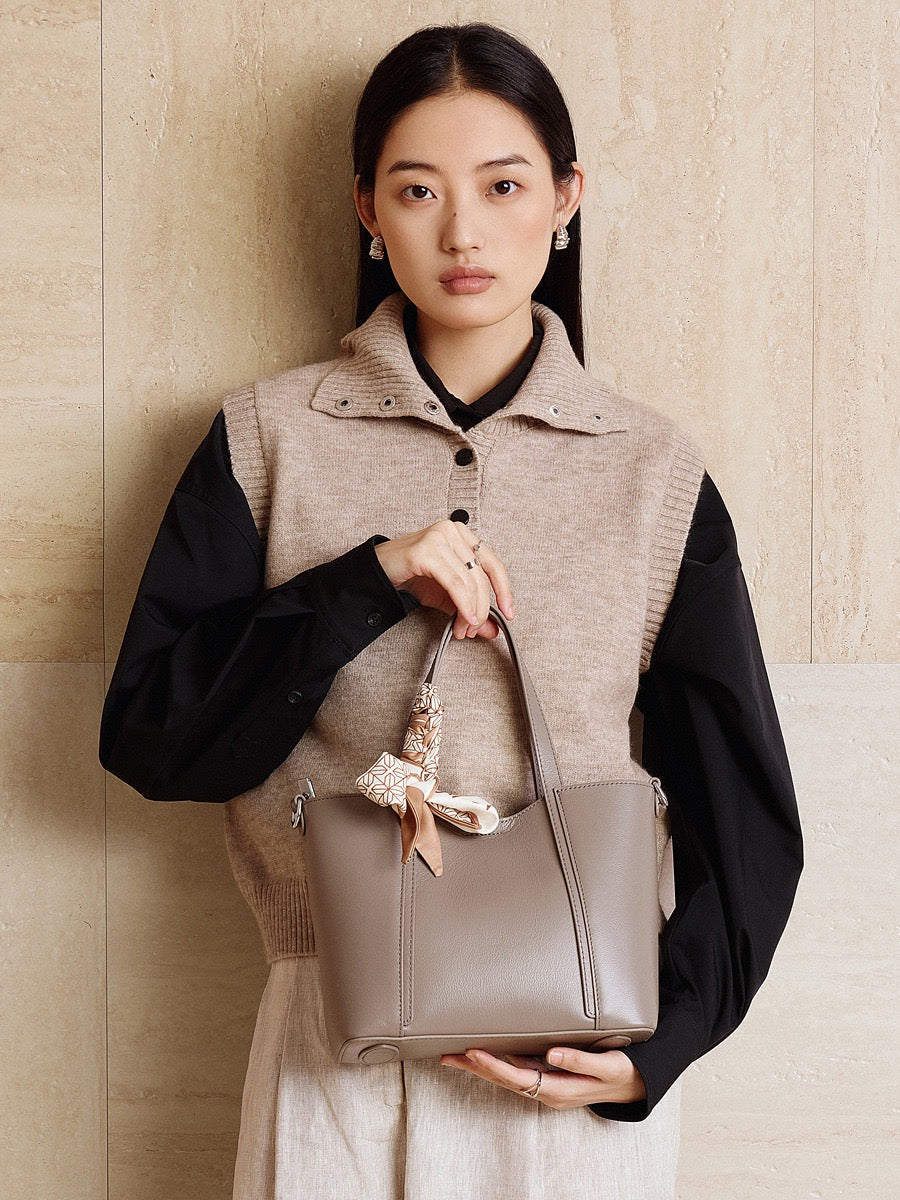 MARISSA Classic Leather Tote