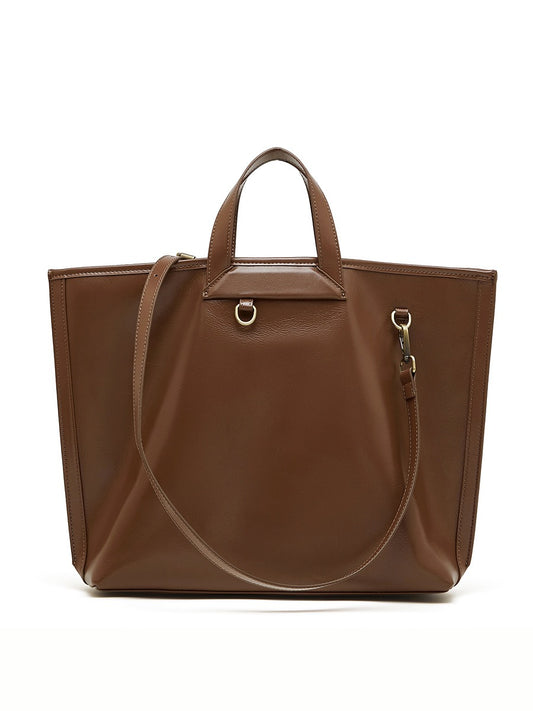 ALDENA Soft Leather Work Tote