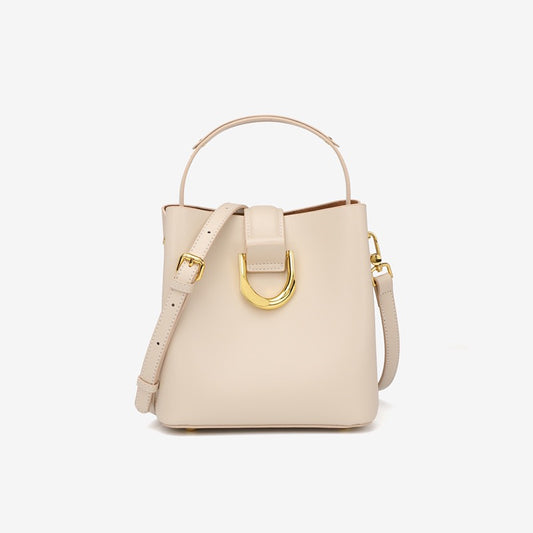 VERDÉA Signature Leather Bucket Bag
