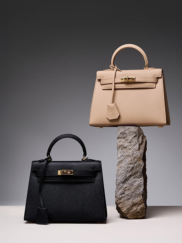 CELÉSTE Iconic Leather Top Handle Bag