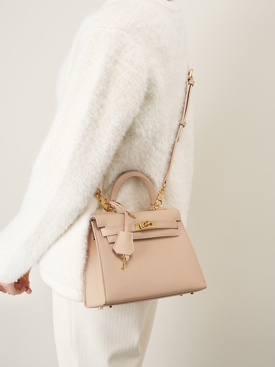CELÉSTE Iconic Leather Top Handle Bag