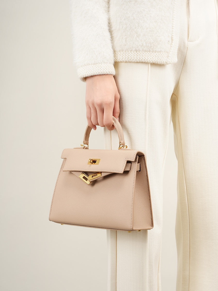 CELÉSTE Iconic Leather Top Handle Bag