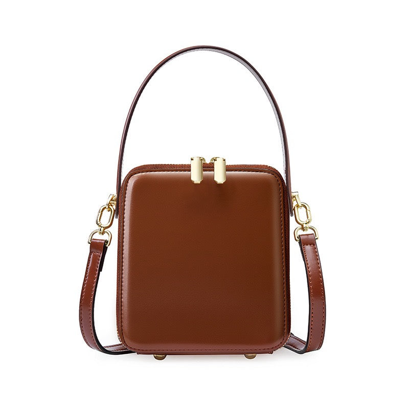 VARELLA Structured Mini Leather Bag