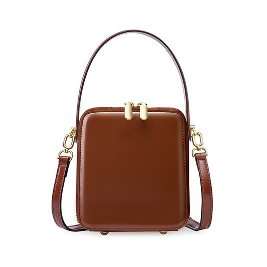 VARELLA Structured Mini Leather Bag