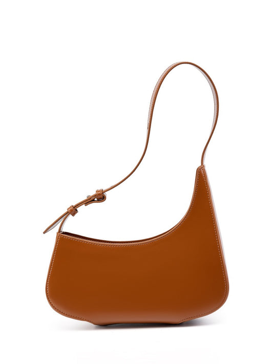 LUNÉA Sculpted Leather Baguette