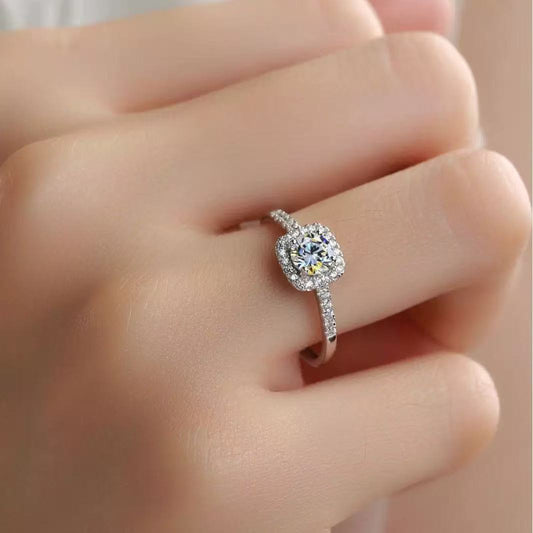 HALONOVA Silver Halo Ring