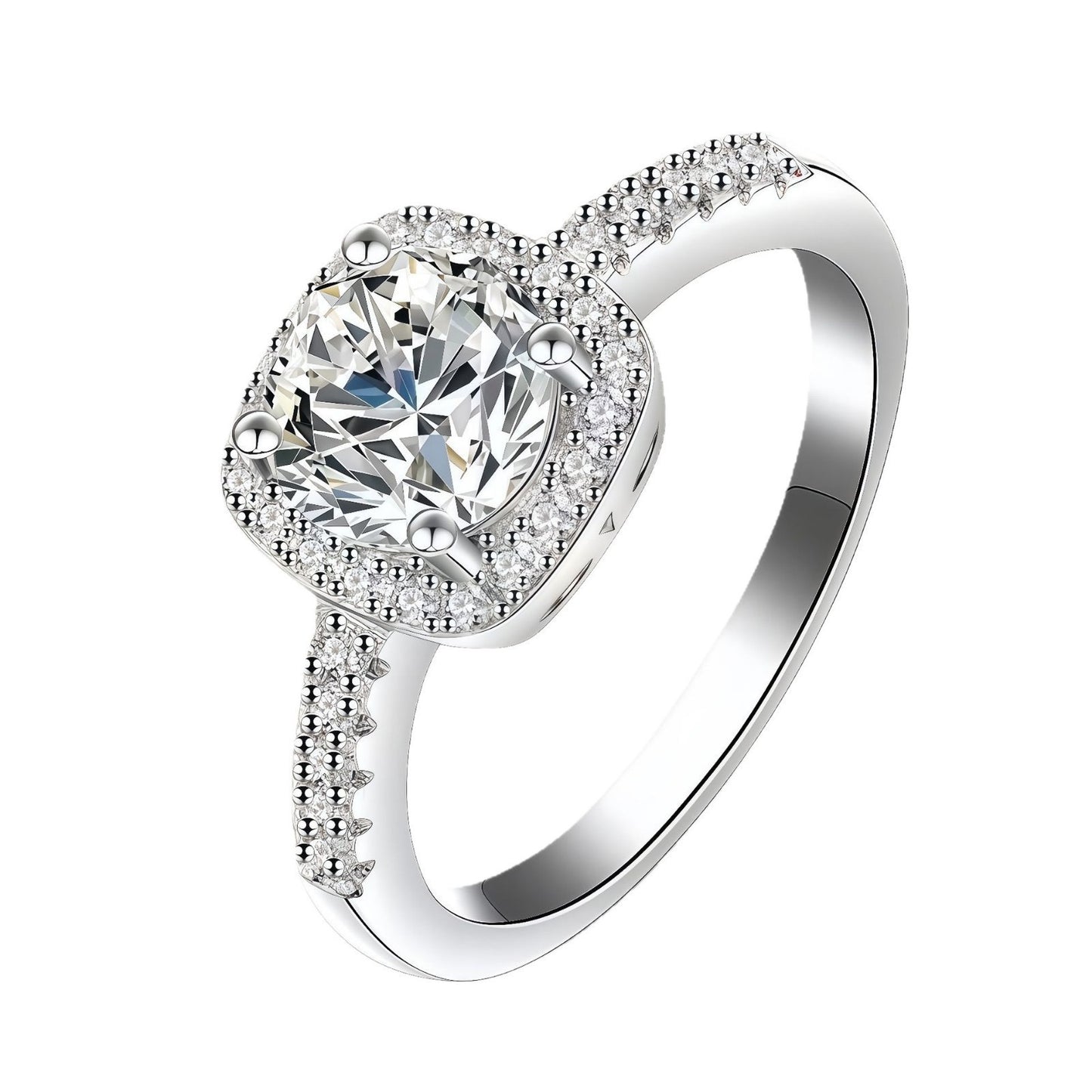 HALONOVA Silver Halo Ring
