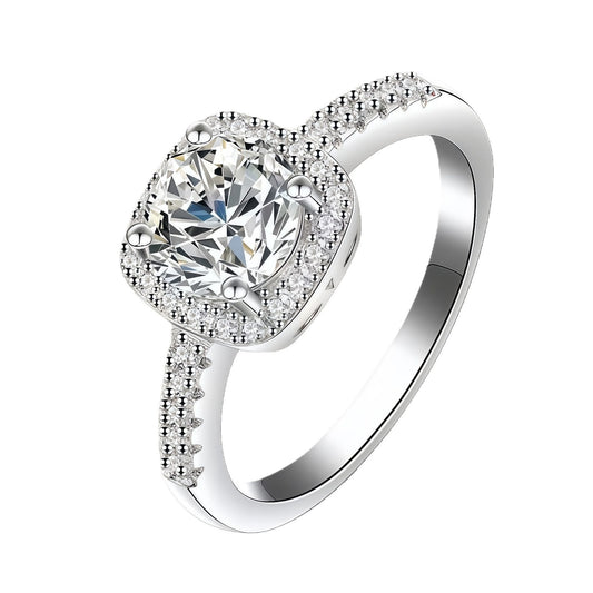 HALONOVA Silver Halo Ring