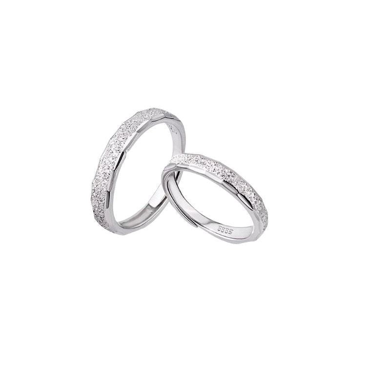 GALAXERA Silver Couple Rings