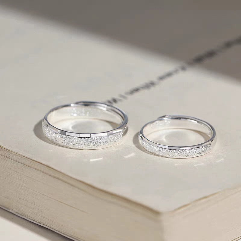 GALAXERA Silver Couple Rings
