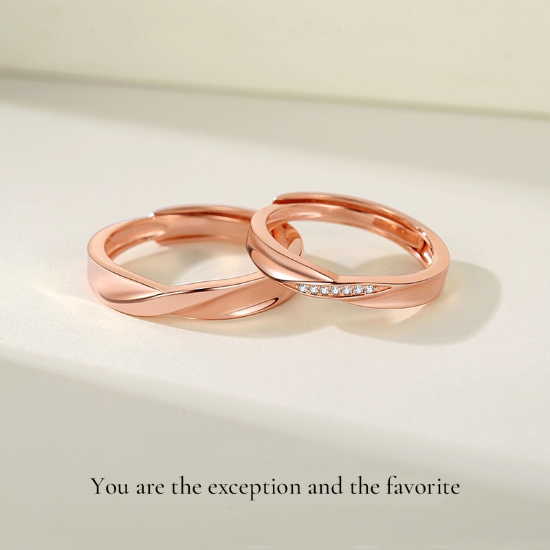 TORSELLA Silver Couple Rings