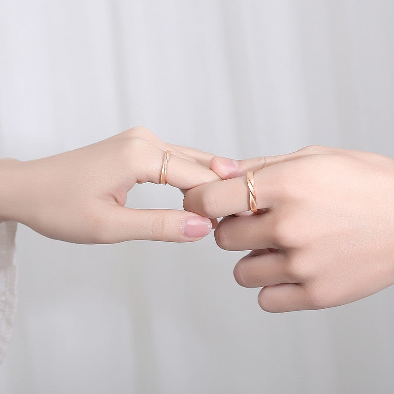 TORSELLA Silver Couple Rings