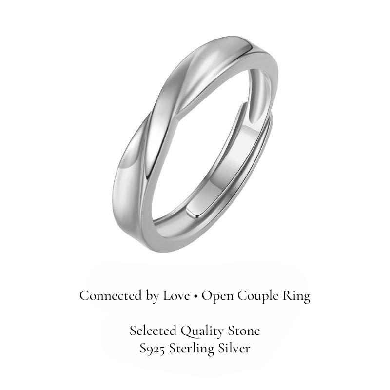 TORSELLA Silver Couple Rings