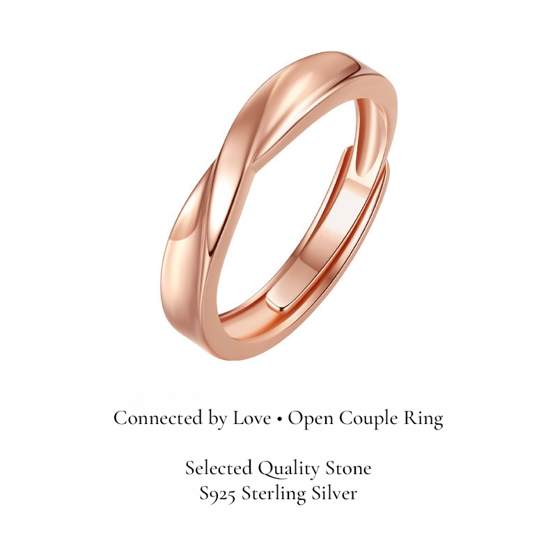 TORSELLA Silver Couple Rings