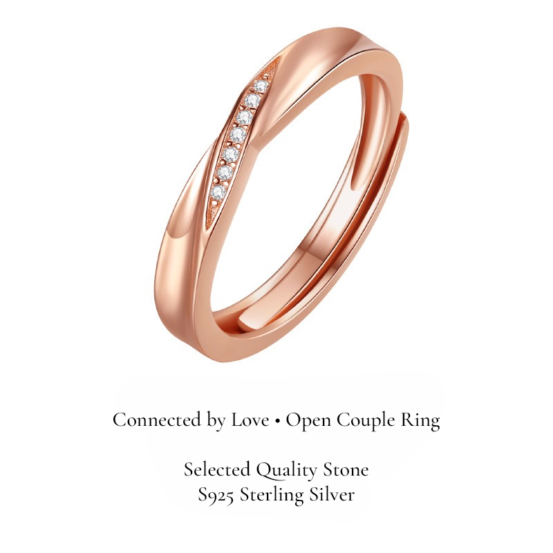 TORSELLA Silver Couple Rings