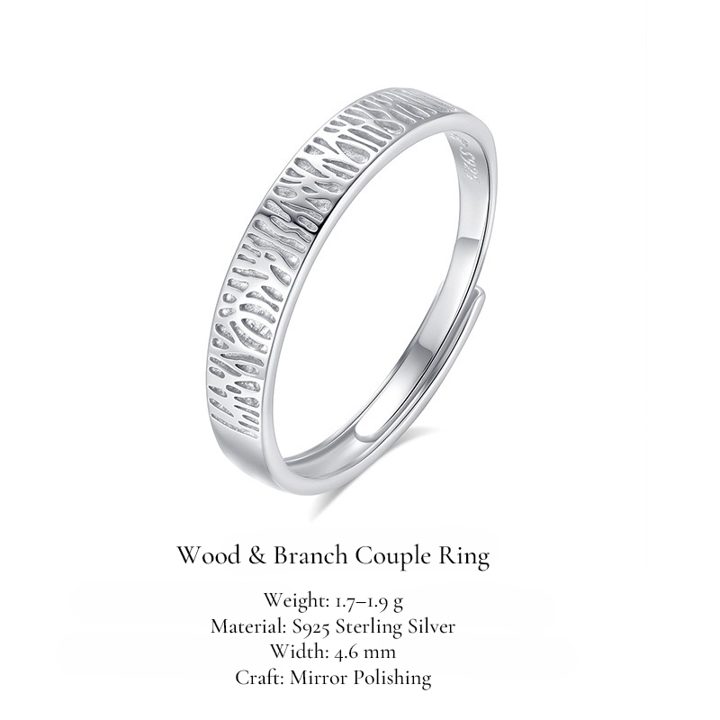 ARBORIS Silver Couple Rings