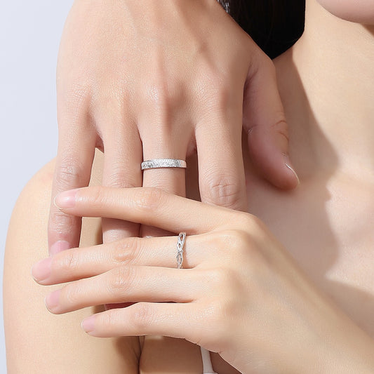 ARBORIS Silver Couple Rings