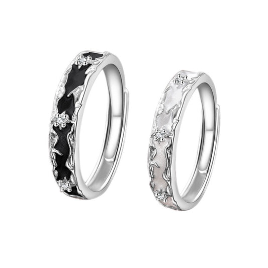 GALAXION Silver Couple Rings