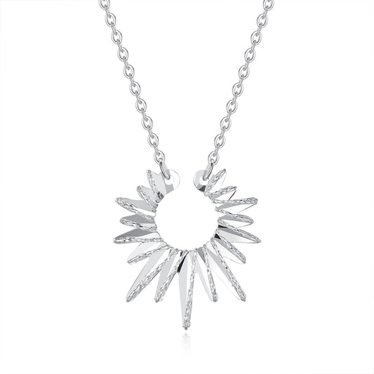 SOLARRA Silver Sun Necklace