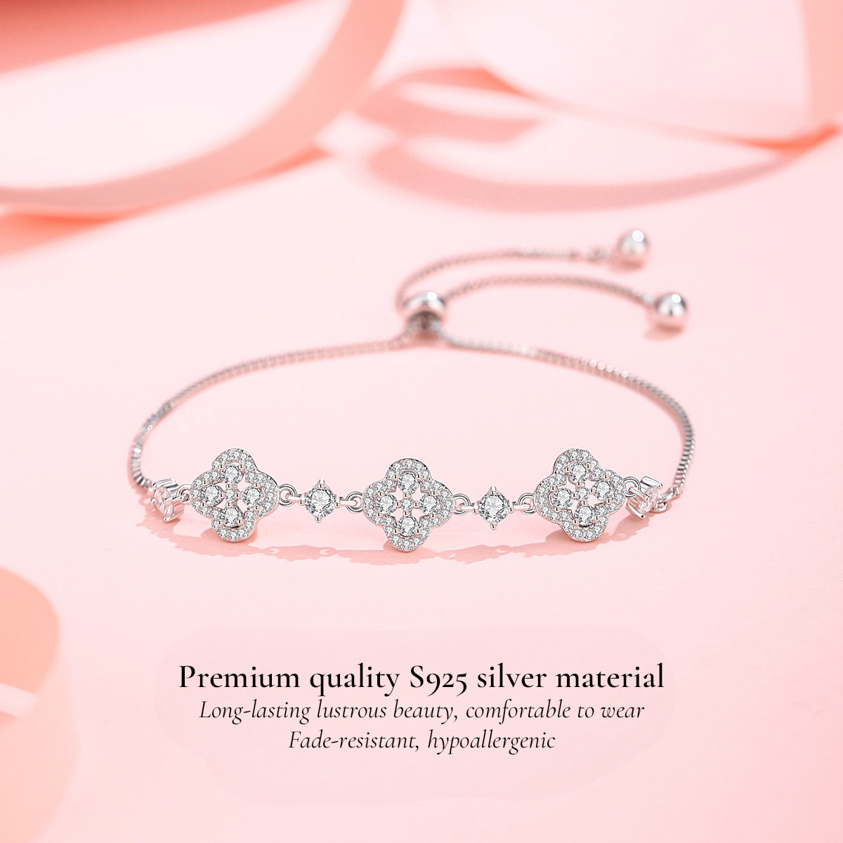 CLOVERISSE Silver Bracelet