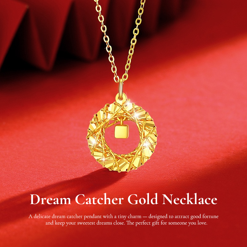 AURONDO Gold-Plated Silver Necklace