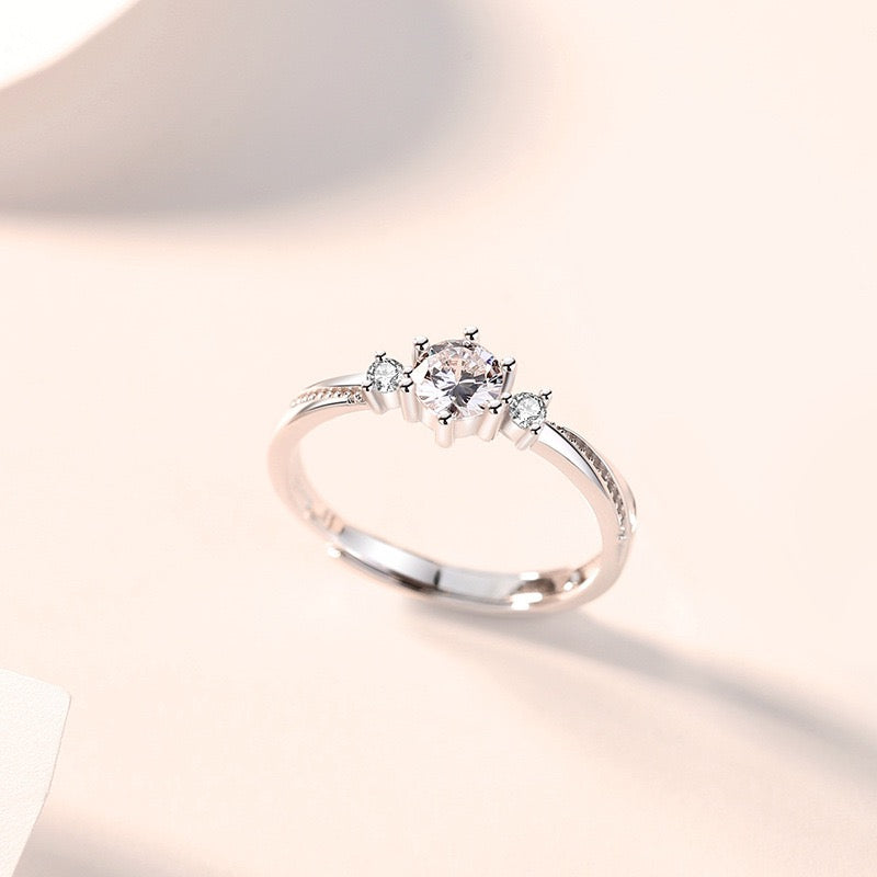 UNISONA Silver Couple Rings