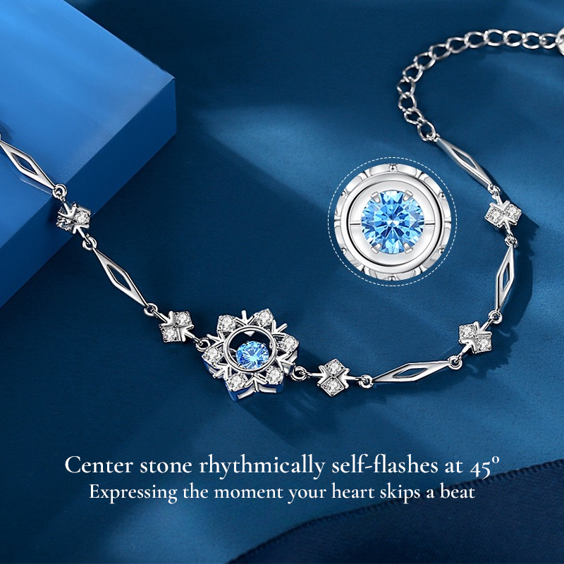 ASTROVA Silver Snowflake Bracelet