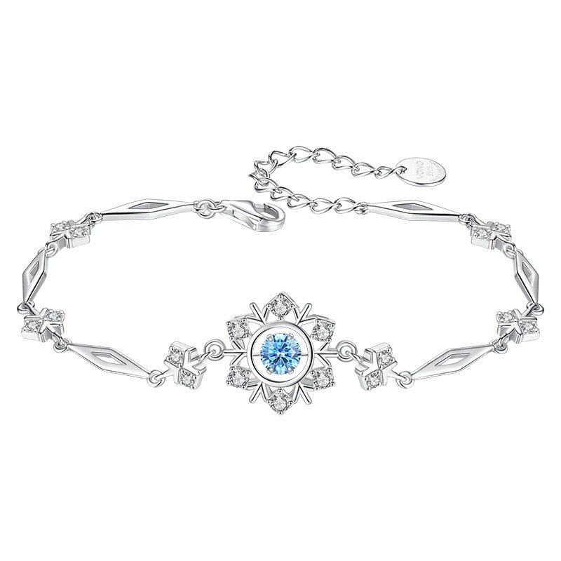 ASTROVA Silver Snowflake Bracelet