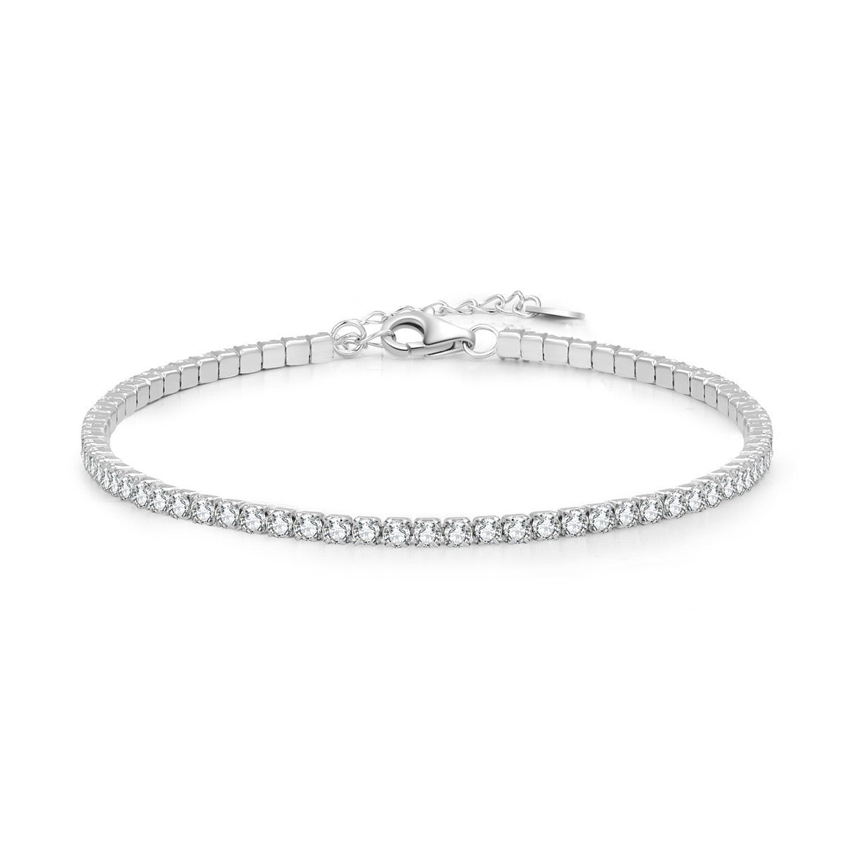 LUMIÈRE Silver Tennis Bracelet