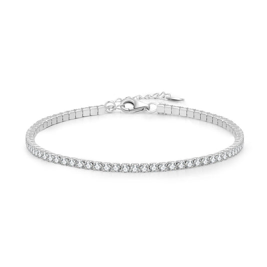 LUMIÈRE Silver Tennis Bracelet