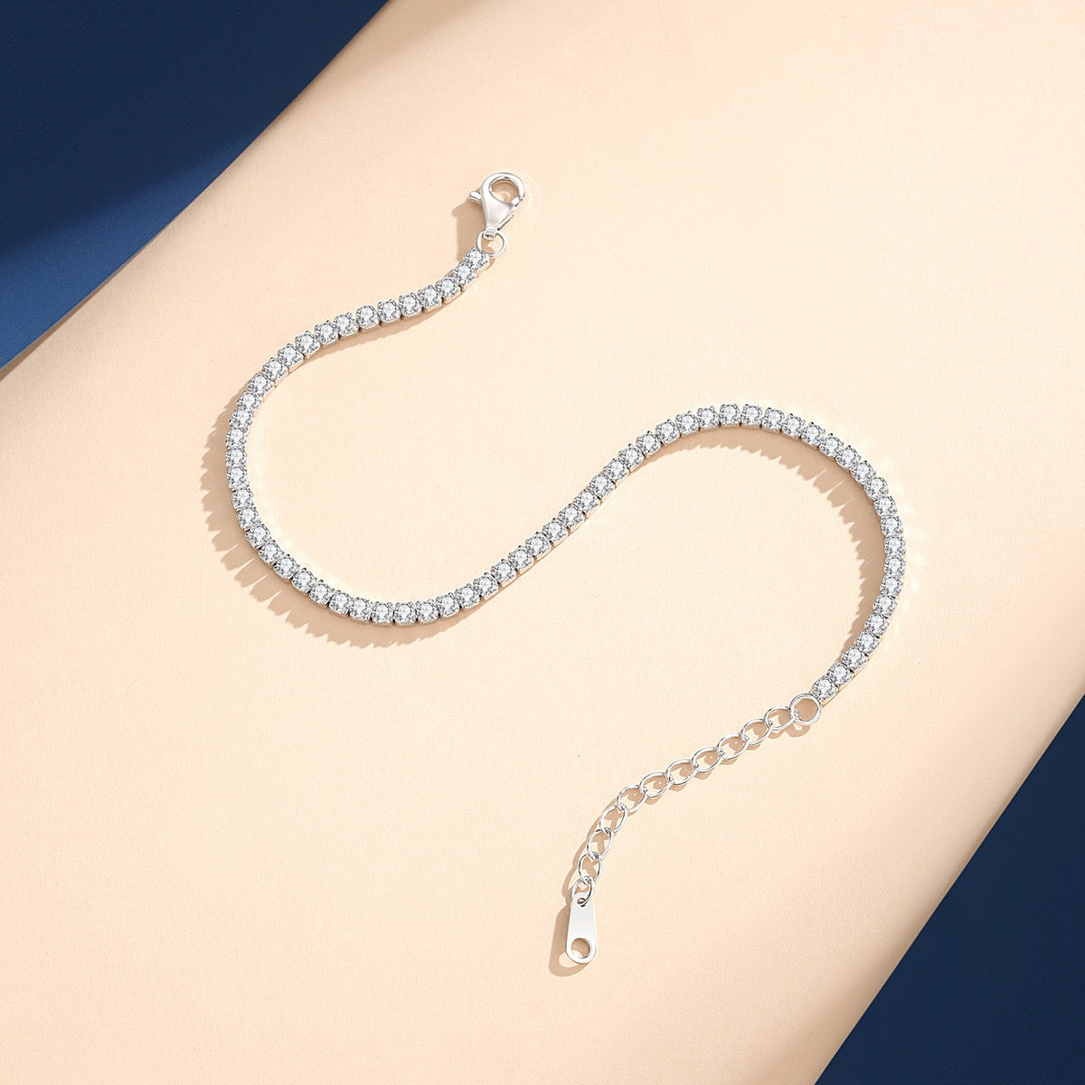LUMIÈRE Silver Tennis Bracelet