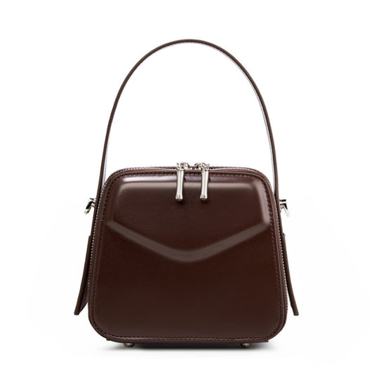 VALENTRA Structured Leather Crossbody Bag