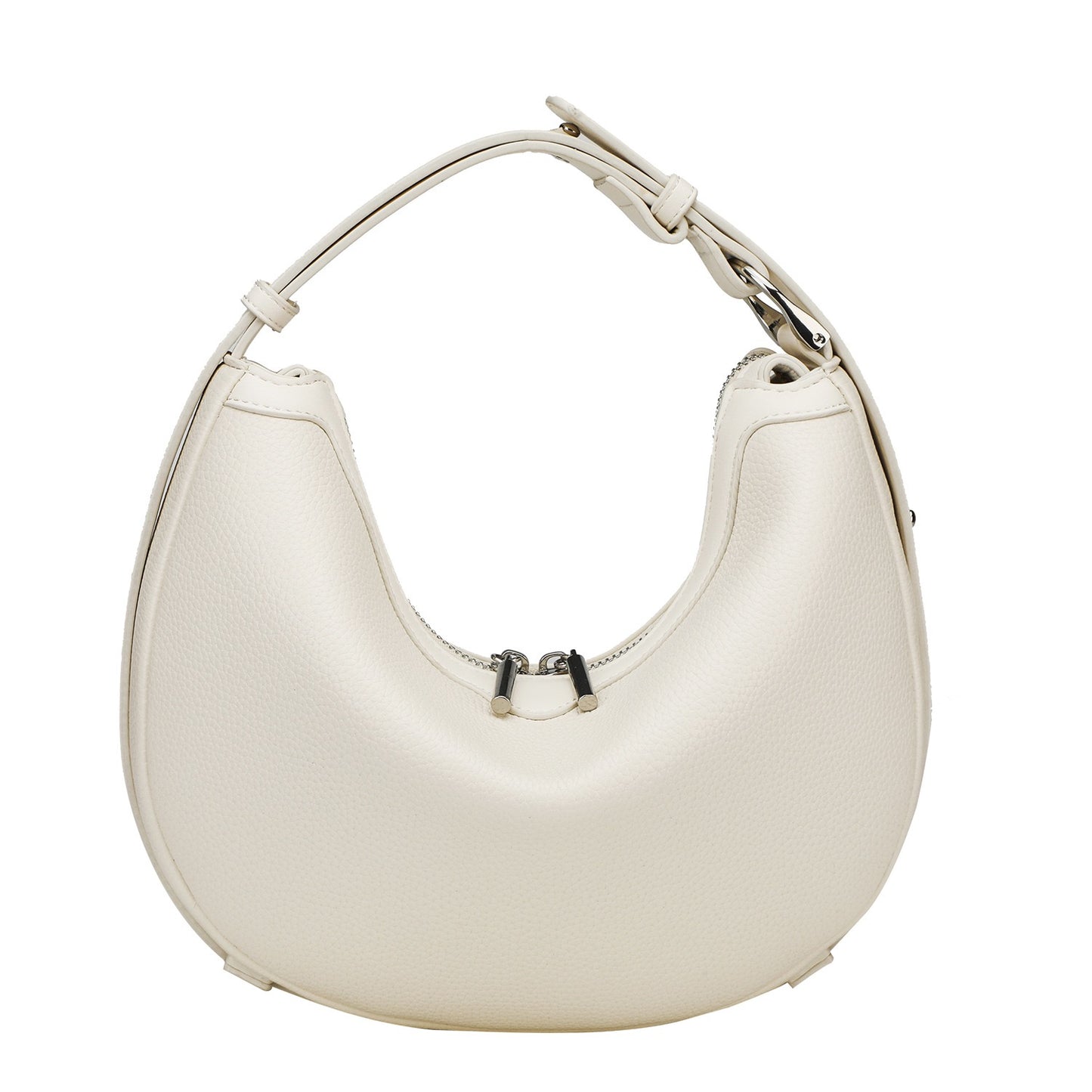 LUNARA Crescent Leather Hobo Bag